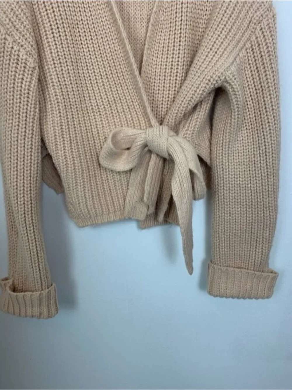**NOT FOR SALE** Zara Chunky Knit Wrap Cardigan - Picture 8 of 12